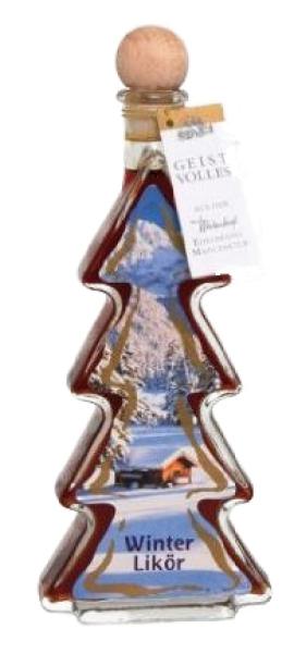 Weisenbach Winter-Lebkuchen-Likör in Tannenflasche 20 %vol.
